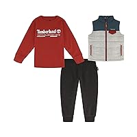 Timberland Boys 3 Piece Puff Vest Set