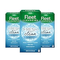 Fleet Fresh & Clean Saline Rectal Cleanser, 2 Bottles, 4.5 fl oz Each, 3 Pack (6 Bottles Total)