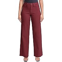 YMI Women's Hyperstretch Forever Color High Rise Wide Leg Pants