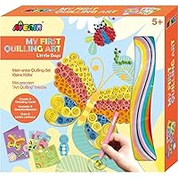 CH201743 My First Quilling Art Little Bugs Craft Set, Butterfly