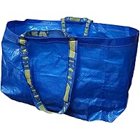 FRAKTA Carrier Bag, Blue, Large Size Shopping Bag 2 Pcs Set