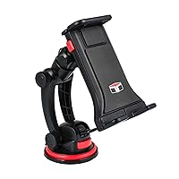Super Stick Universal Car Mount Phone Holder Desk Stand with Suction Cup Base and Adjustable Arm for -iPhone, Samsung, LG, Moto, Huawei, Smartphones