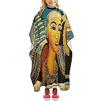 Retro Ancient Egyptian Art Professional Barber Cape Kids Hair Cutting Cape Haircut Apron Hairdressing Accessories for Hair Cuts