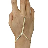 925 Sterling Silver Snake Charm Bracelet - Women Hand Chain bracelet