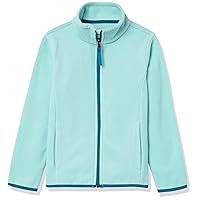 Amazon Essentials Girls and Toddlers' Polar Fleece Full-Zip Mock Jacket