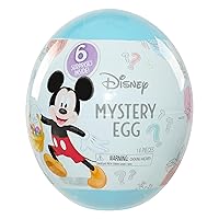 Disney Junior Mickey Mouse Giant Easter Egg Surprise, 6-pieces, Officially Licensed Kids Toys for Ages 3 Up by Just Play