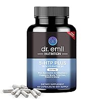 Dr. Emil Nutrition 200 MG 5-HTP Plus Formula for Mood, Stress, and Sleep Support, 60 Vegan Capsules 30-Day Supply