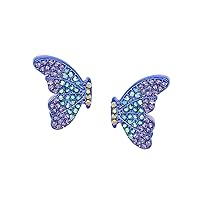 Betsey Johnson Womens Butterfly Earrings