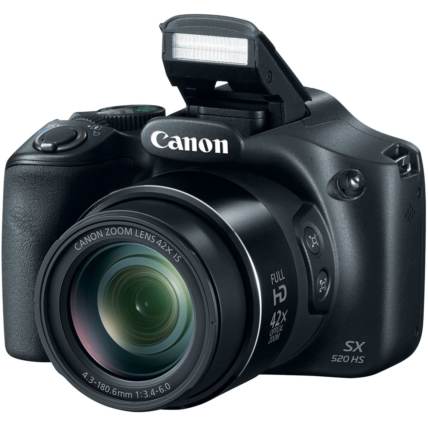 Canon PowerShot SX520 16Digital Camera with 42x Optical Image Stabilized Zoom with 3-Inch LCD (Black)