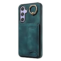 Cellphone Flip Case Compatible with Samsung Galaxy A54 5G Card Slot Holder Multifunctional Case Flip Phone Case Compatible with Samsung Galaxy A54 5G Protective Case (Color : Green)