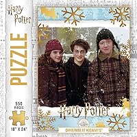 Harry Potter Christmas in The Wizarding World 500Piece Premium Puzzle | Official Harry Potter Merchandise | Jigsaw Puzzles