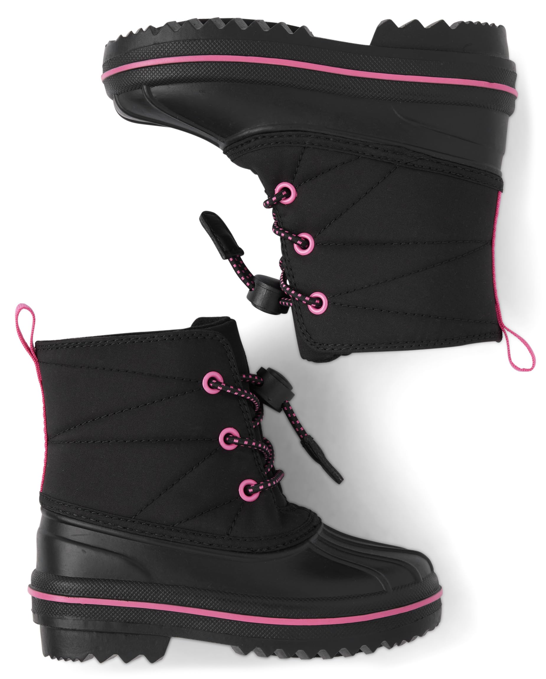 The Children's Place Unisex-Child and Toddler Winter Lace Up Snow Boots