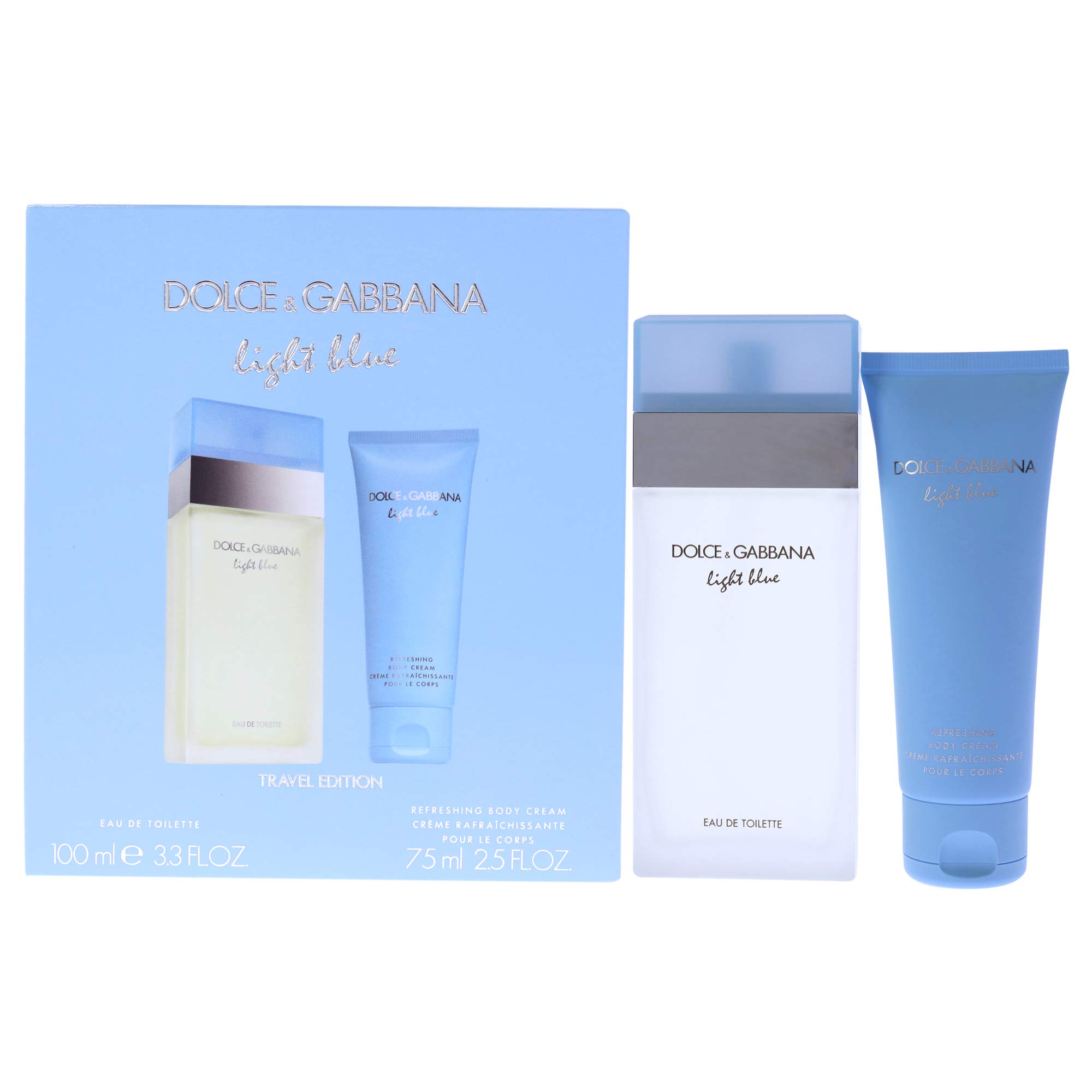 Mua Dolce and Gabbana Light Blue Women 2 Pc Gift Set  EDT Spray,   Body Cream, (I0114257) trên Amazon Mỹ chính hãng 2023 | Giaonhan247