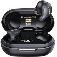 TOZO Golden X1 Wireless Earbuds Balanced Armature Driver and Hybrid Dynamic Driver, Bluetooth Headphones OrigX Pro, LDAC & Hi-Res Audio Wireless, Environment Active Noise Cancellation Headset Black