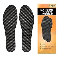 Carbon Fiber Insoles, 1 Pair Rigid Insole Insert for Pain Relief Recovery of Arthritic Toe Turf Toe, Hallux rigidus, morton's Toe, Rigid Foot Support(10.04