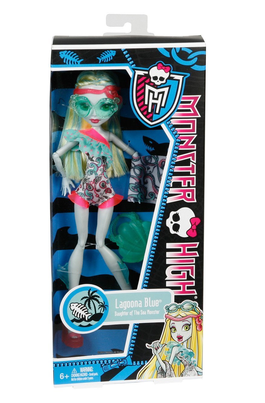 Mattel Monster High Beach Beasties Lagoona Blue Doll