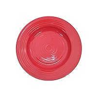 CAC China TG-120R Tango 12-Inch 22-Ounce Red Porcelain Pasta Bowl, Box of 12