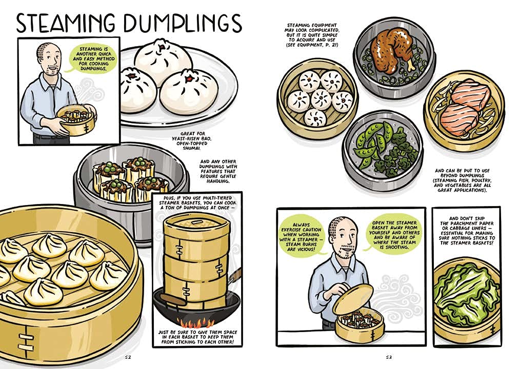 Let's Make Dumplings!: A Comic Book Cookbook