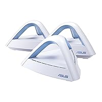ASUS AC1750 Mesh WiFi System (Lyra Trio 3PK) - Whole Home Coverage up to 5,400 sq.ft & 6+ Rooms, Compatible with Alexa, AiMesh, Free Lifetime Internet Security, Parental Control