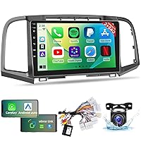 [2+64G] for 2008-2016 Toyota Venza Radio with JBL Harness - 9 Inch Touchscreen - Wireless Apple Carplay & Android Auto, Mirror Link, GPS Navigation, WiFi, EQ Effect, FM/RDS, SWC + AHD Backup Camera +