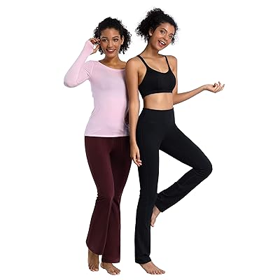 BUBBLELIME 29/31/33/35 3 Styles Women's Bootcut Yoga Pants