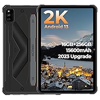 HOTWAV R6 Ultra 2023 New 10.4 inch 2K Rugged Tablet Android 13,15600mAh 16GB+256GB (SD Up to 2TB) Outdoor Tablet,16MP+16MP, Octa-Core 4G Dual SIM 5G WiFi,IP68 GPS OTG BT5.0