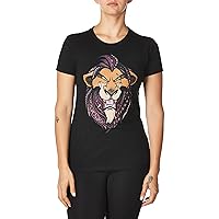 Disney Juniors Lion King Patterned Scar Graphic T-Shirt