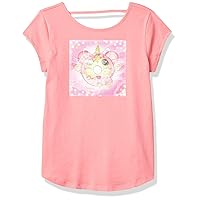 The Children's Place Girls' Lenticular Pandacorn Donut Cut Out Top