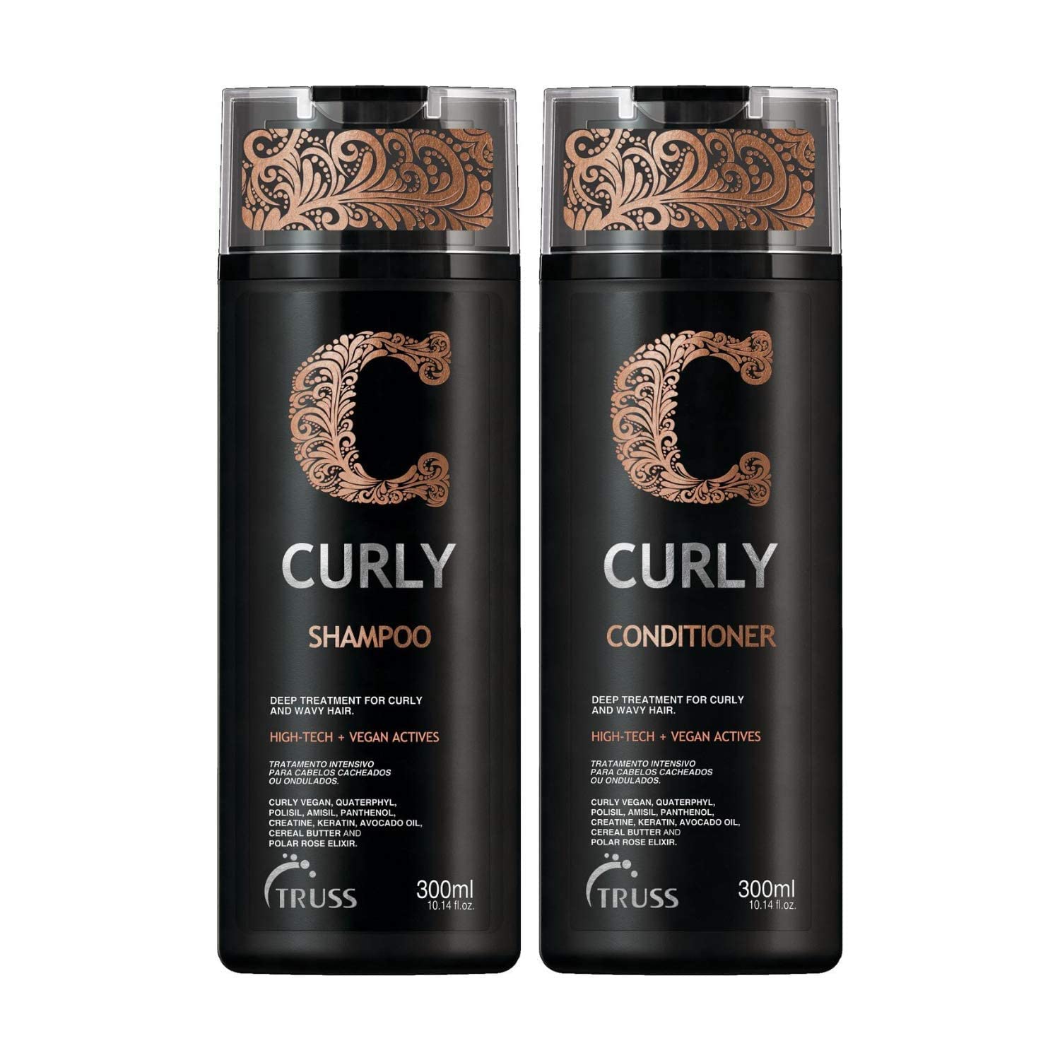 Truss Curly Shampoo and Conditioner Set Bundle