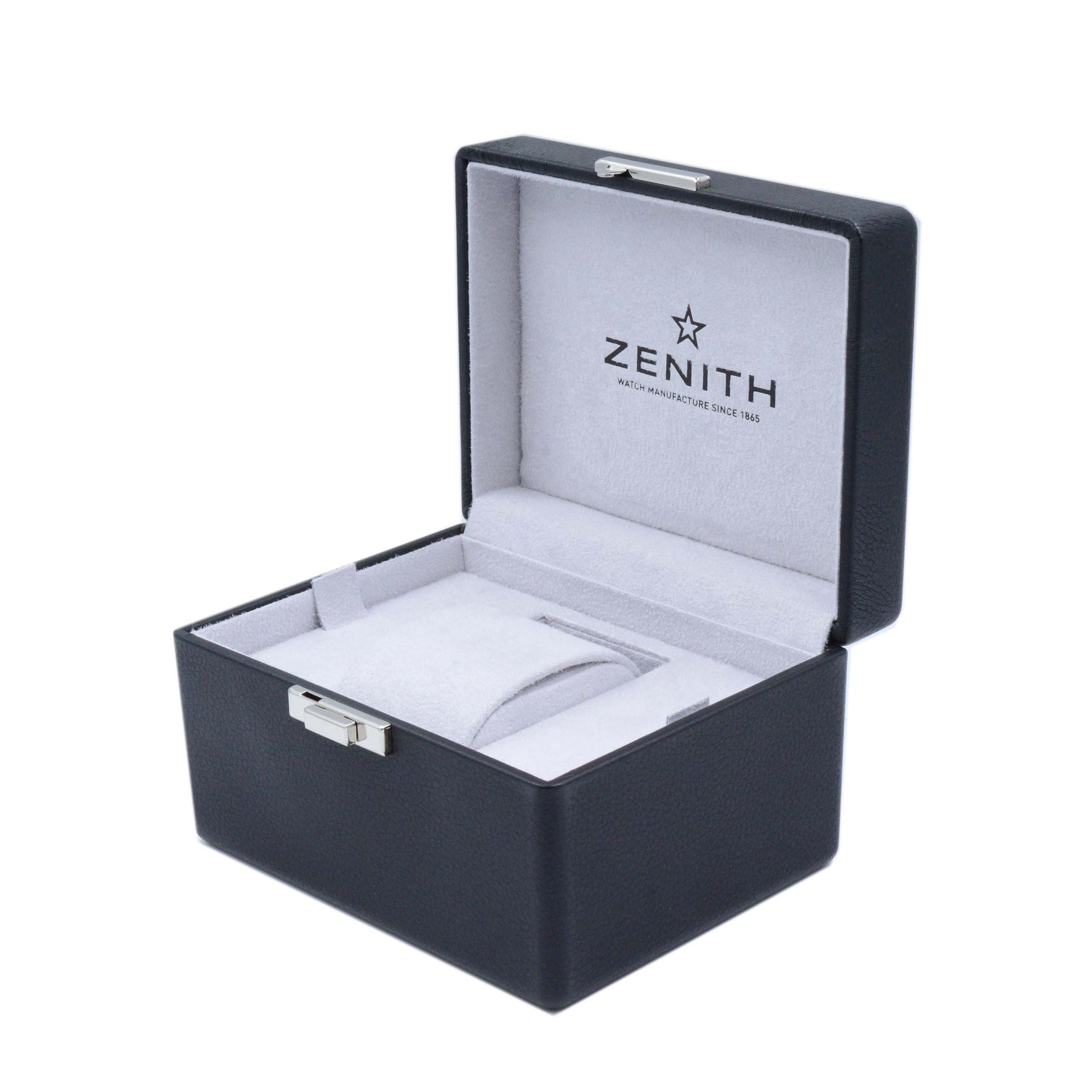 Zenith Captain Moonphase Silver Dial Automatic Mens Watch 03214369101C498