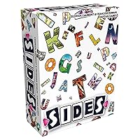 Sides Board Game - A Word-Guessing Challenge of Subtlety and Cooperation, Strategy Game for Kids and Adults, Ages 10+, 2-9 Players, 45 Minute Playtime, Made by Captain Games