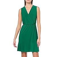 Eliza J Women's Petite Sleeveless V Neck Ity Sheath Dress