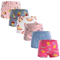 Boboking Soft Cotton Girls' Panties Boyshort Little Girls' Underwear Toddler Undies