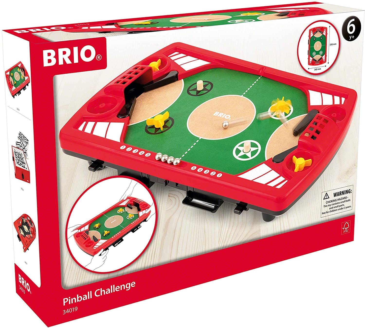 Brio Games 34019 - Pinball Challenge