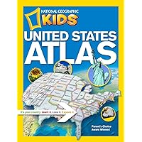 National Geographic Kids United States Atlas National Geographic Kids United States Atlas Paperback Library Binding