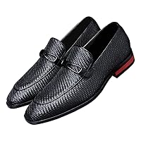 Mens Loafer Slip On Driving Shoes Soft Penny Loafers Classy Formal Patent Leather Dress Shoes