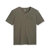 Little Boys' Solid Short Sleeve Pocket V-Neck T-Shirt Summer Tops