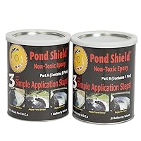 Pond Armor SKU-WHITE-GA Non-Toxic Pond Shield Epoxy Paint, 1.5-Gallon, White