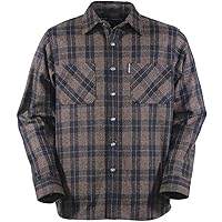 Outback Trading Men's 42667 Clyde UV Protective Snap Front Long Sleeve Western Work Big Shirt
