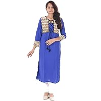 Indian Women Long Dress Jacket Choli Tunic Royal Blue Frock Suit Ethnic Wedding Wear Maxi Dress Plus Size