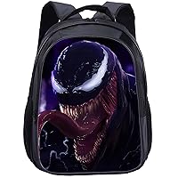 Water Proof Bookbag,Venom Graphic Large Capacity Daypack Classic Outdoor Knapsack