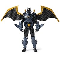 DC Comics, Batman Adventures, Night Sky Batman Action Figure with Expandable Wings and 7 Armor Accessories, 17 Points of Articulation, 12-inch, Super Hero Kids Toy for Boys & Girls