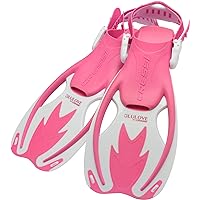Rocks Fins, Kids Open Heel Short Fins with Adjustable Straps for Snorkeling and Swimming Quality Since 1946