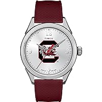 Timex Tribute Women's Collegiate Athena 40mm Watch - South Carolina Gamecocks with Silicone Strap