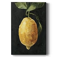 Renditions Gallery Canvas Botanical Home Paintings & Prints Yellow Hanging Zesty Lemon Modern Abstract Decorations for Bedroom Classroom Office - 18