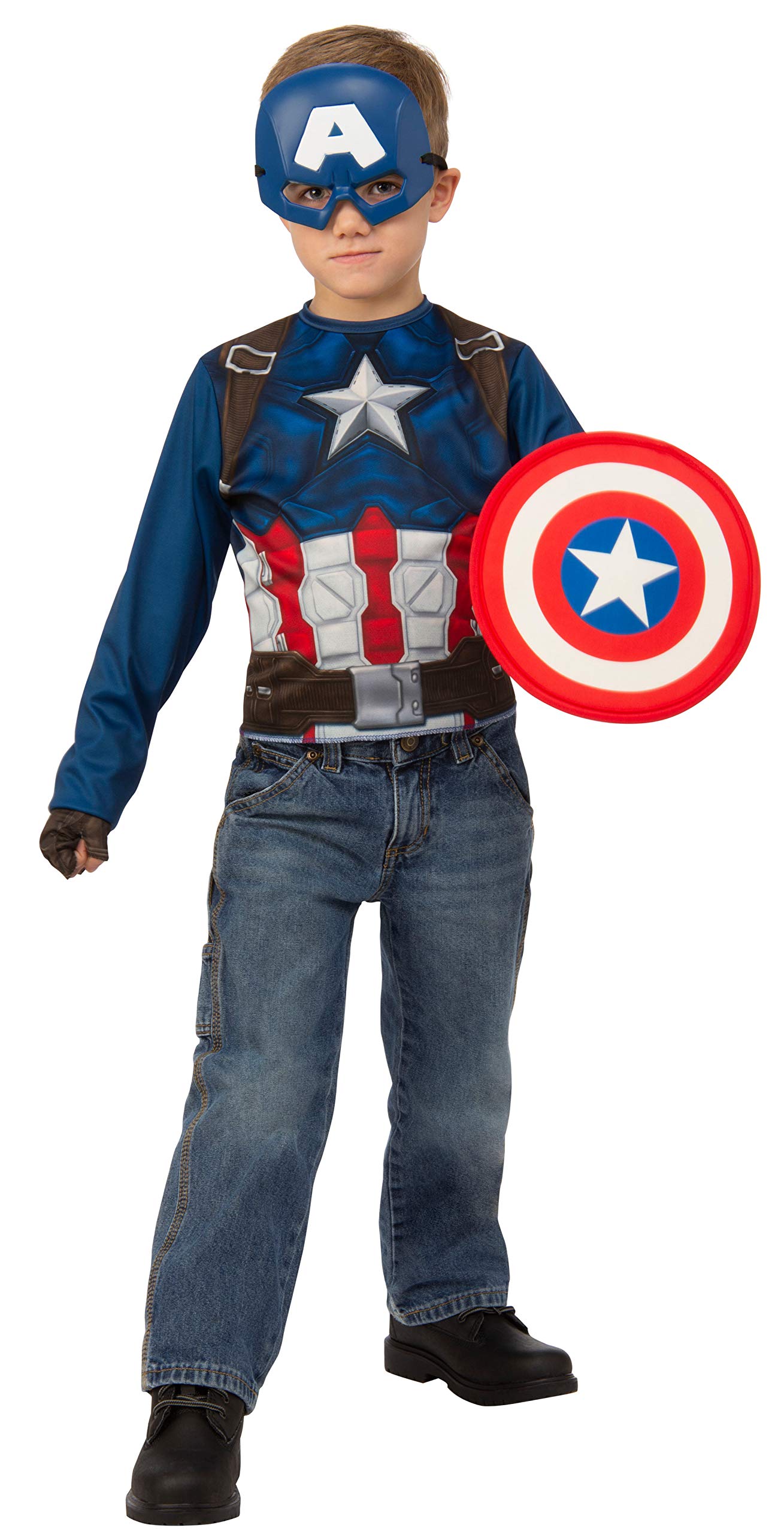 Imagine by Rubie's Marvel Avengers Play Trunk with Iron Man, Captain America, Hulk, Black Panther Costumes/Role Play * Amazon Exclusive , Multi-color