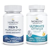 Nordic Naturals Starter Pack - Men's Multivitamin Extra Strength, Ultimate Omega