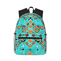 Lightweight Laptop Backpack,Casual Daypack Travel Backpack Bookbag Work Bag for Men and Women-Turquoise Wonders
