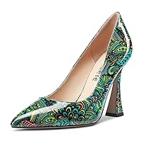 Castamere Women Stiletto High Heel Pointed Toe Slip-on Pumps Sexy Dress Classic 3.9 Inches Heels