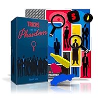 Tricks and The Phantom: Cyberpunk Espionage Strategy - Uncover, Deduce, and Outsmart in This Mystery Card Adventure! for 2-4 Players, Ages 9 and Up